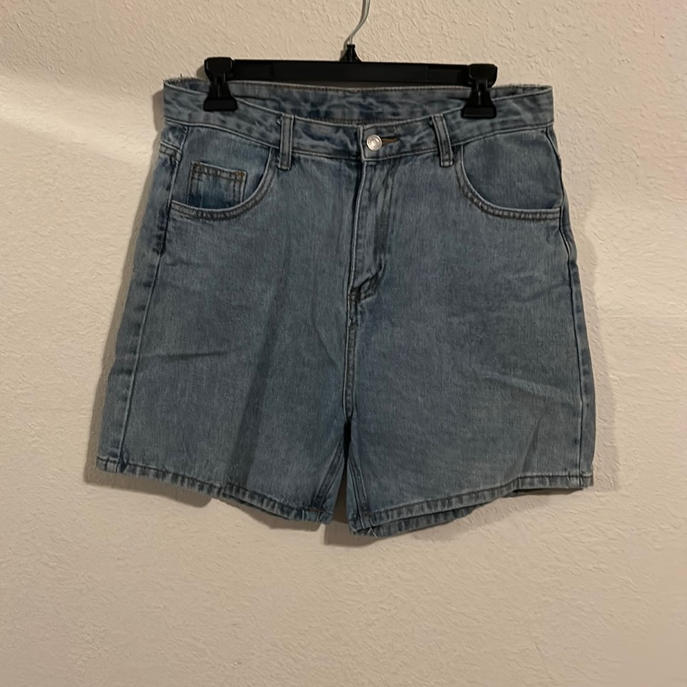 SHEIN straight leg Jean shorts